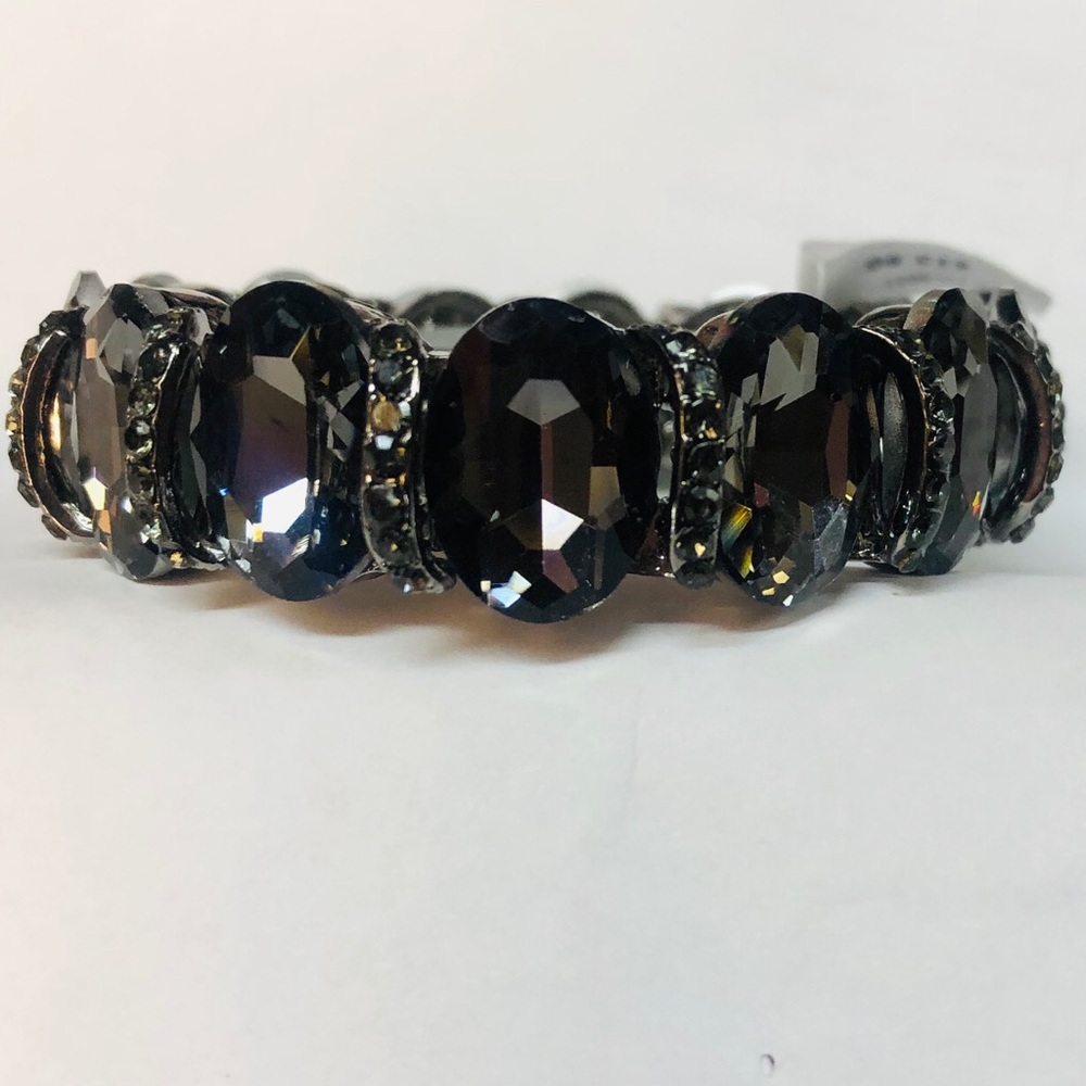 Black statement bracelet